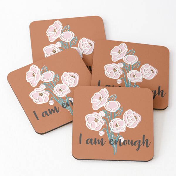 Item preview, I Am Enough- Wildflower designed and sold by The Amber Bird.