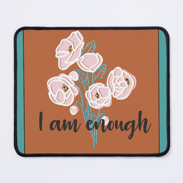 Item preview, I Am Enough- Wildflower designed and sold by The Amber Bird.