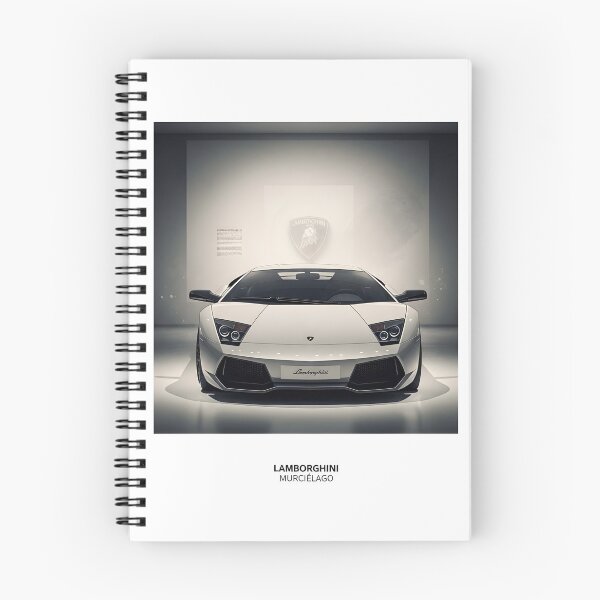 Item preview, Lamborghini Murcielago White Poster Classic Lamborghini Supercar Art designed and sold by Motorline44.