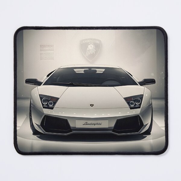 Item preview, Lamborghini Murcielago White Poster Classic Lamborghini Supercar Art designed and sold by Motorline44.