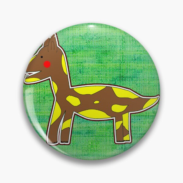 Item preview, "Playful Cartoon Giraffe with Textured Background" designed and sold by nighttime1990.
