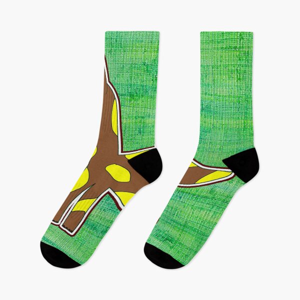Item preview, "Playful Cartoon Giraffe with Textured Background" designed and sold by nighttime1990.