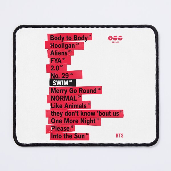 Item preview, BTS Arirang Tracklist designed and sold by HotChicken7.