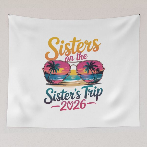 Item preview, Sisters On The Sister's Trip 2026 Vacation Apparel designed and sold by CORJIDOG-ART.