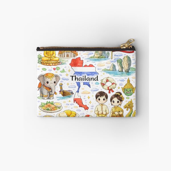 Item preview, Cute Kawaii Thailand Map Illustration designed and sold by MIArt Studio.