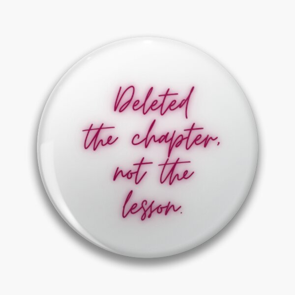 Item preview, Deleted the chapter, not the lesson. designed and sold by BlissThreads.