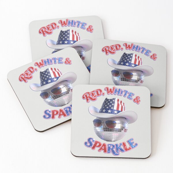 Item preview, Red, White & Sparkle - Disco designed and sold by DigitalGlade.