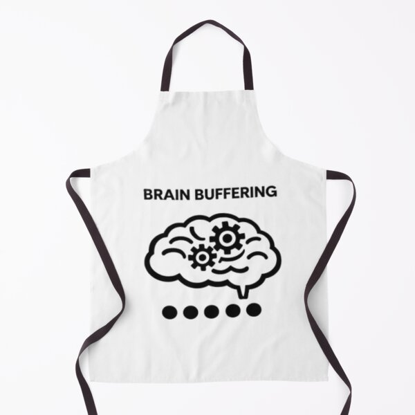 Item preview, Funny Overthinking Brain – Brain Buffering  designed and sold by MS-DesignArt.