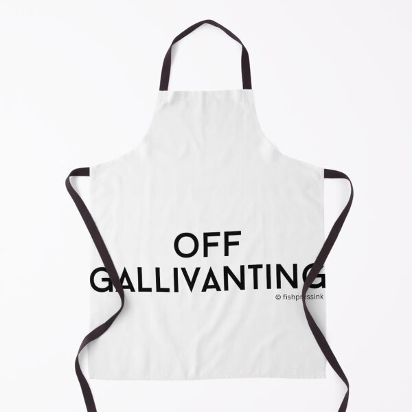 Item preview, Off Gallivanting v2 – Minimalist Black and White Irish Slang Typograph designed and sold by fishpressink.