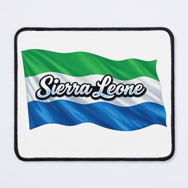 Item preview, Sierra Leone Flag Shirt – Waving Sierra Leone National Pride Design designed and sold by GarnerSupplyCo.