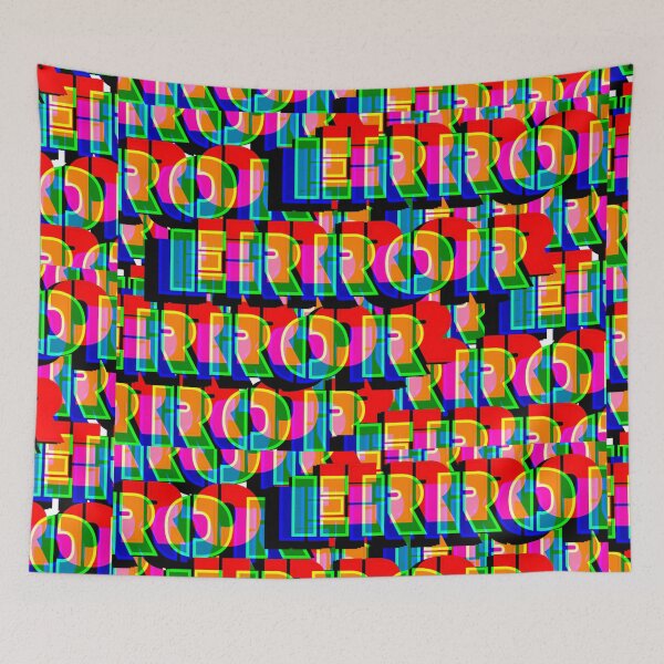 Item preview, Error, colorful glitch inscription designed and sold by silent-violin.