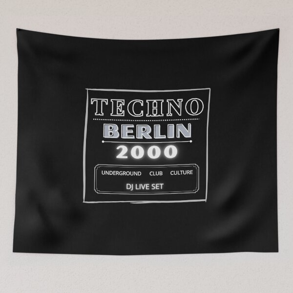 Item preview, Techno Underground Club Culture Logo designed and sold by BigEleven.