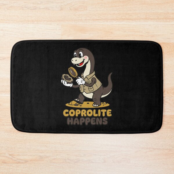 Item preview, Coprolite Happens Brachiosaurus - Funny Paleontologist Mascot designed and sold by Mdozet.
