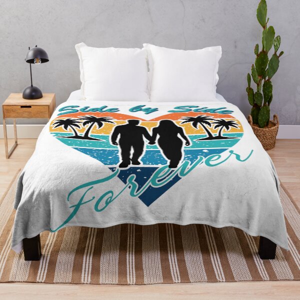 Item preview, Side by Side Forever – Romantic Sunset Couple Silhouette Design designed and sold by fay11982.