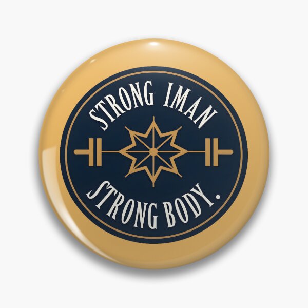 Item preview, Strong Iman Strong Body Muslim T-Shirt | Fitness Islamic Streetwear Tee for Gym, Hijabi Lifters & Faith Bros designed and sold by Vajid Designs .