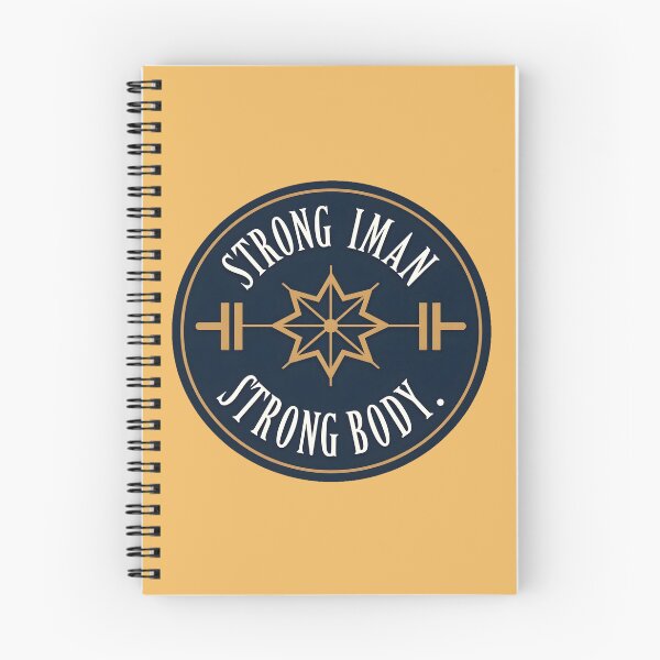 Item preview, Strong Iman Strong Body Muslim T-Shirt | Fitness Islamic Streetwear Tee for Gym, Hijabi Lifters & Faith Bros designed and sold by Vajid Designs .