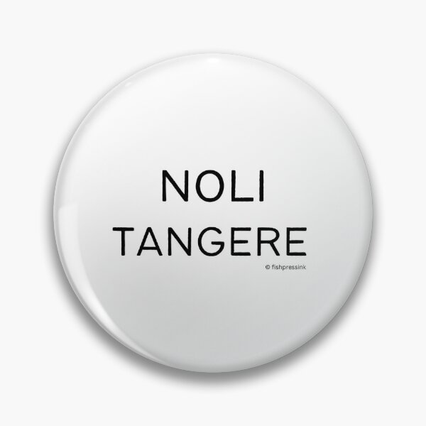 Item preview, Noli Tangere v1 – Minimalist Black and White Latin Phrase Typography designed and sold by fishpressink.