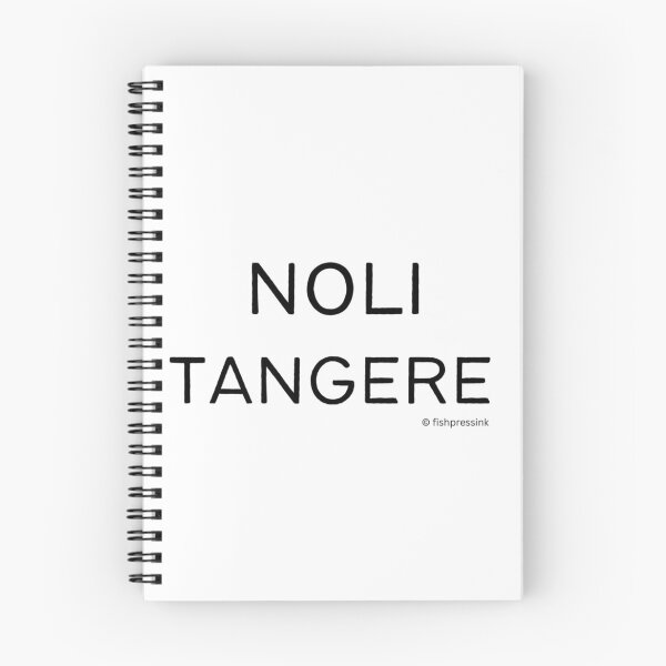 Item preview, Noli Tangere v1 – Minimalist Black and White Latin Phrase Typography designed and sold by fishpressink.