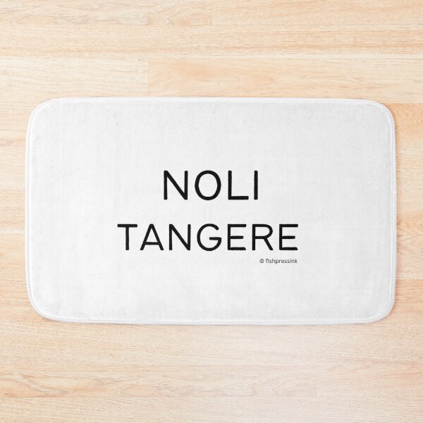 Item preview, Noli Tangere v1 – Minimalist Black and White Latin Phrase Typography designed and sold by fishpressink.
