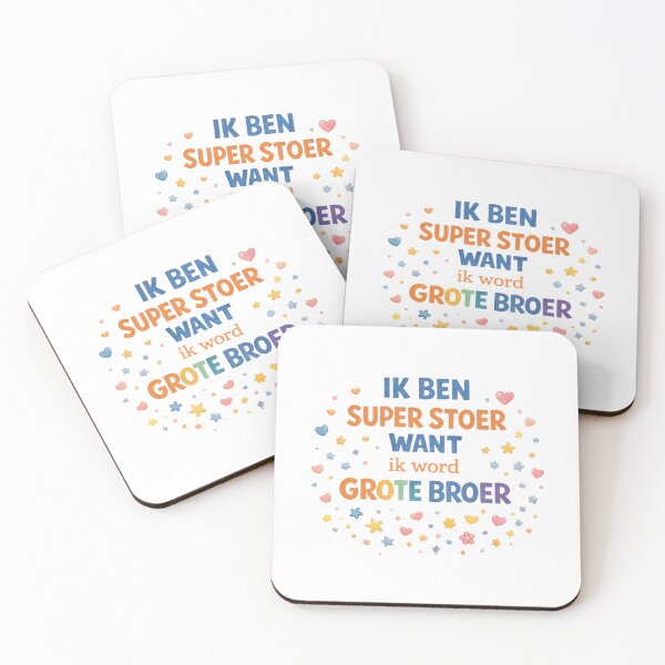 Item preview, Ik ben super stoer want ik word grote broer! – zwangerschapsaankondiging designed and sold by Kaat-Traktaat.