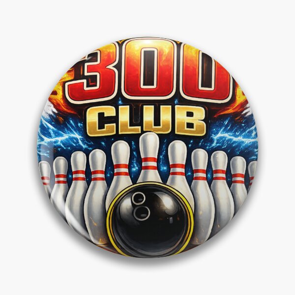 Item preview, 300 Bowling Club Shirt Design – Perfect Game 300 Score Graphic – Ten Pin Bowling Champion T-Shirt PNG designed and sold by first season.