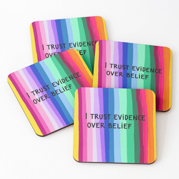 Item preview, I Trust in Evidence – Rational Rainbow Design designed and sold by HeyHas.
