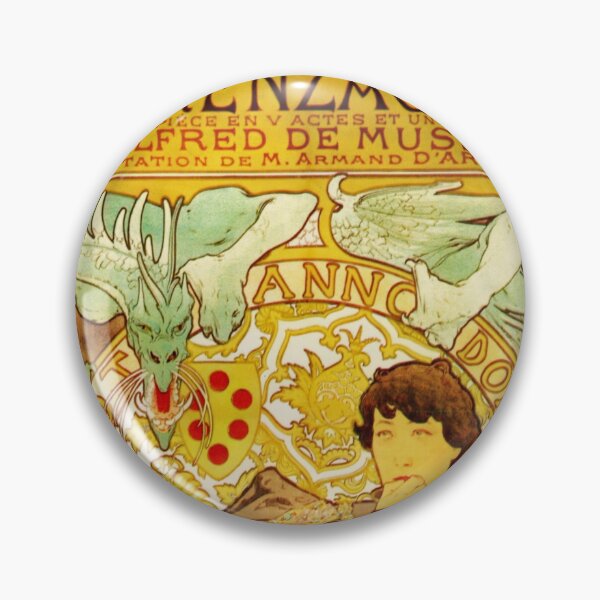 Item preview, Alphonse Mucha: Lorenzaccio (1896) - Sarah Bernhardt Vintage Theater Poster designed and sold by stevepmp.