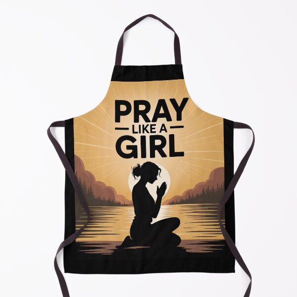 Item preview, Pray Like A Girl Catholic Shirt designed and sold by Millsoft.