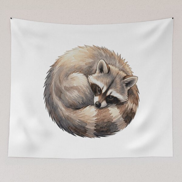 Item preview, sleeping tanuki designed and sold by CeliaZnx.
