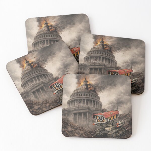 Item preview, Democracy Under Attack! Fantasy Art designed and sold by ArtofDissent.