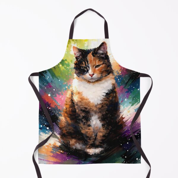 Item preview, Colorful Calico Cat Portrait designed and sold by cuprum.