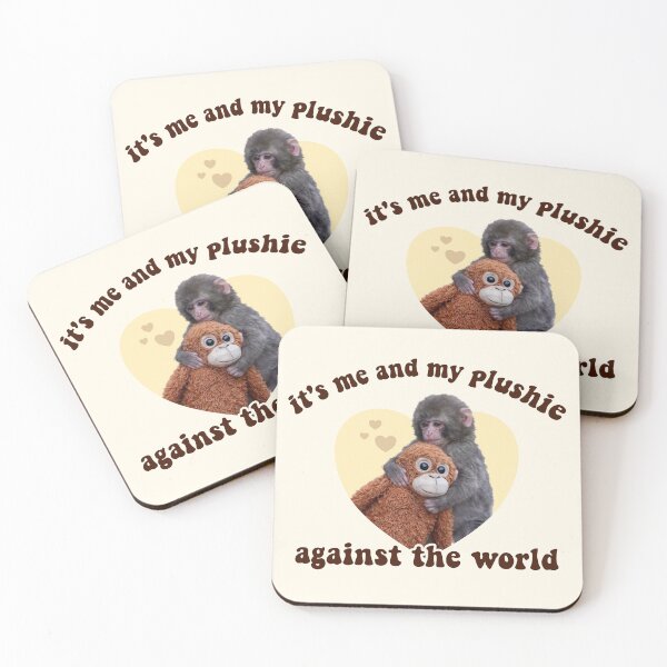 Item preview, Punch the Monkey Plushie designed and sold by snazzyseagull.