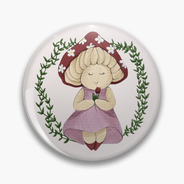Item preview, Magical Mushroom Girl – Happy Women’s Day Cottagecore Art designed and sold by Mochistar12.