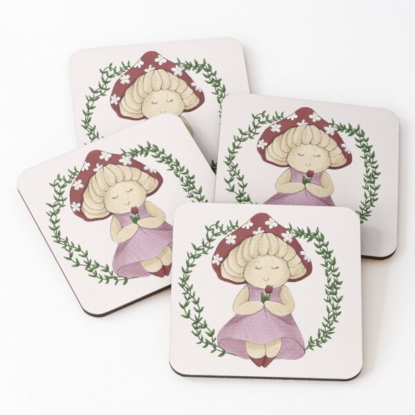 Item preview, Magical Mushroom Girl – Happy Women’s Day Cottagecore Art designed and sold by Falcon’s Gaze.