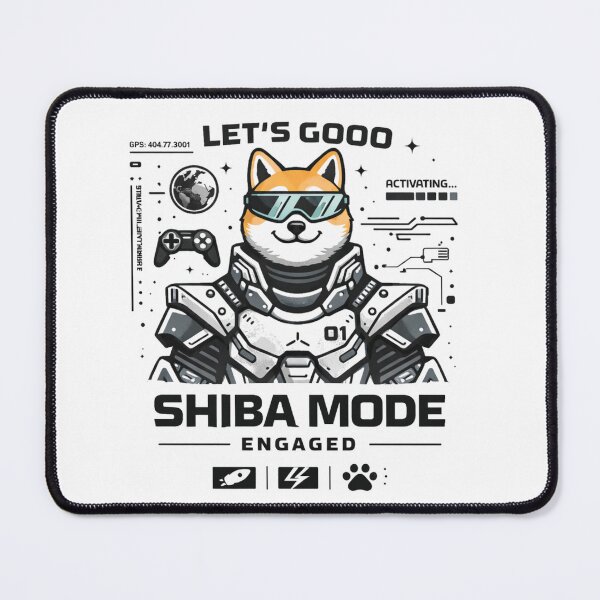 Item preview, Shiba Mode Engaged – Let’s Gooo designed and sold by Inkae Studio.