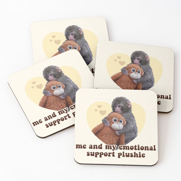 Item preview, Punch the Monkey Emotional Support Plushie designed and sold by snazzyseagull.