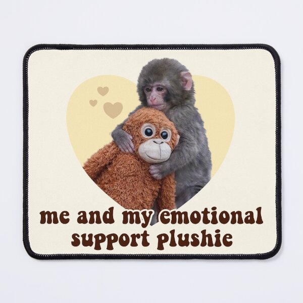 Item preview, Punch the Monkey Emotional Support Plushie designed and sold by snazzyseagull.