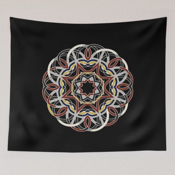 Item preview, Interlaced Geometric Mandala designed and sold by UrbanPrts.