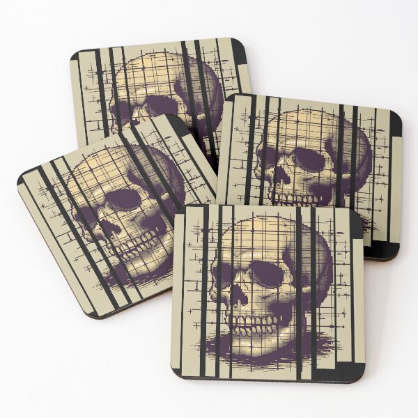 Item preview, Pixel Skull with “Born in the Grid” 3 designed and sold by Neon G.