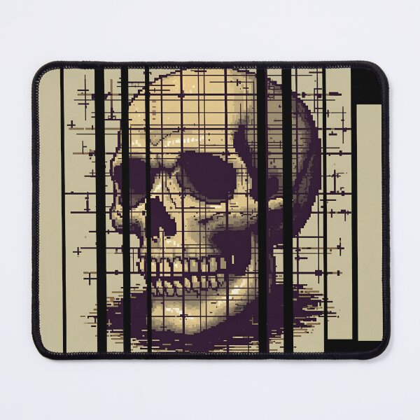 Item preview, Pixel Skull with “Born in the Grid” 3 designed and sold by Neon G.