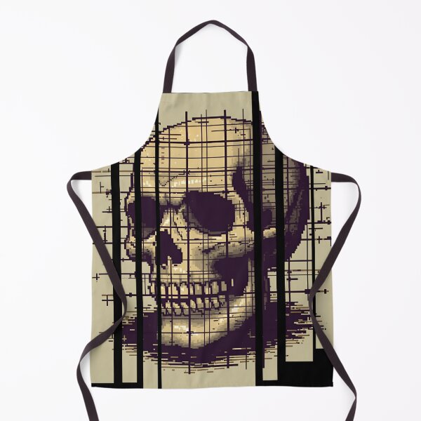 Item preview, Pixel Skull with “Born in the Grid” 3 designed and sold by Neon G.