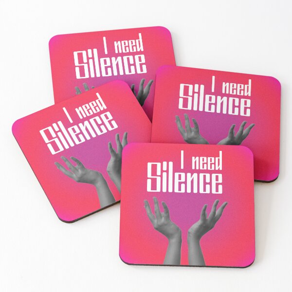 Item preview, I need silence minimal introvert T-shirt designed and sold by Thetdesigns.