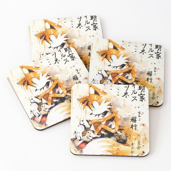 Item preview, Miles Tails Sumi-e designed and sold by AnimeArsenalPrints.
