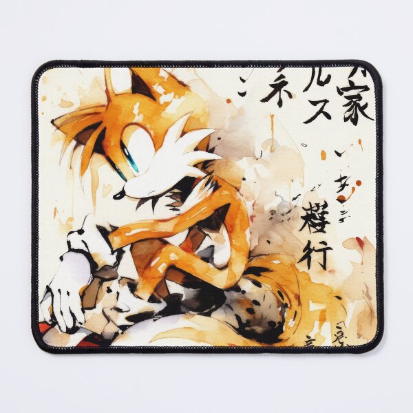 Item preview, Miles Tails Sumi-e designed and sold by AnimeArsenalPrints.