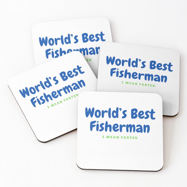 Item preview, Fishing Humor - World's Best Fisherman I Mean Farter designed and sold by SaltyLinesOut.