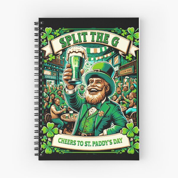 Item preview, St Patrick’s Leprechaun Split the G designed and sold by NovaNookStudio.