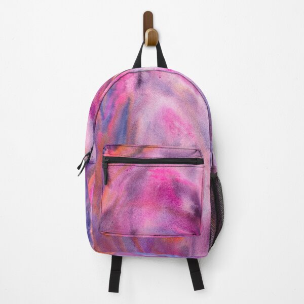 Item preview, Abstract bright pink and violet watercolor original artwork designed and sold by JocelynLorraine.