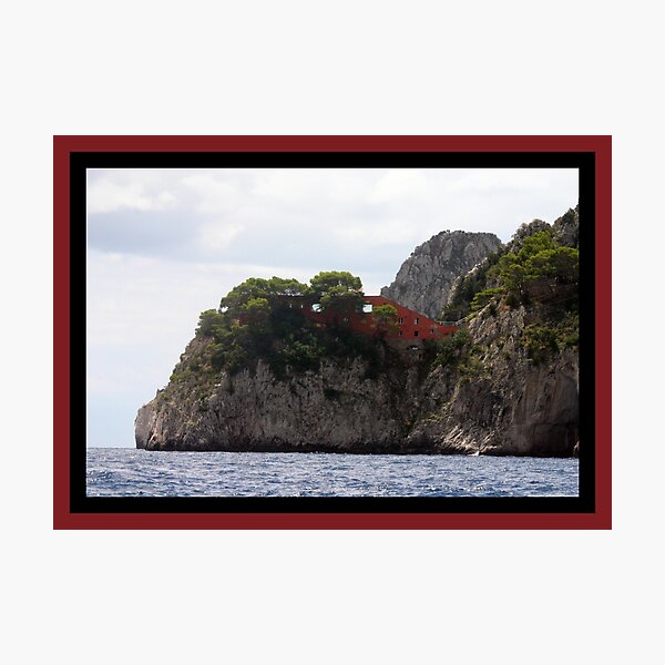 Capri, Italy - Living on the Edge Photographic Print