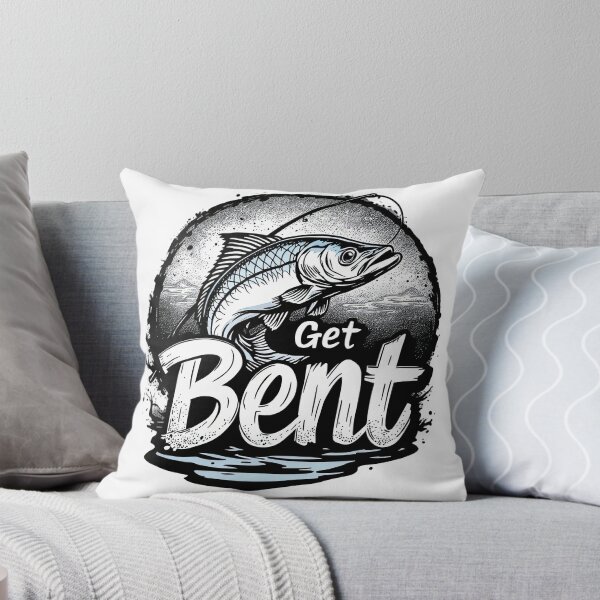Item preview, Get Bent - Fishing Illustration  designed and sold by SaltyLinesOut.
