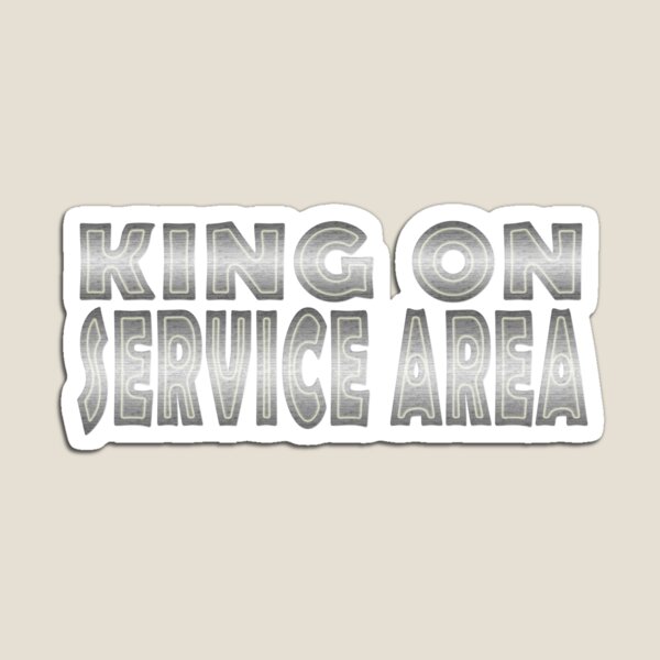 Artikelvorschau, King on Service Area. entworfen und verkauft von fatshirt.